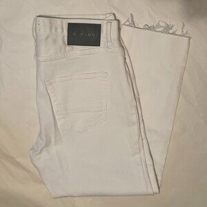 PacSun men's tapered white jeans